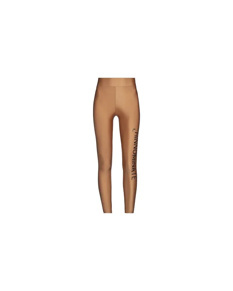 HINNOMINATE HOSEN & RÖCKE - Leggingsauf YOOX.COM Sand