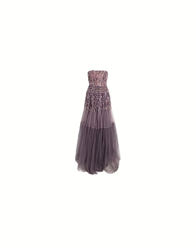 Elisabetta Franchi KLEIDER - Maxi-Kleiderauf YOOX.COM Lila