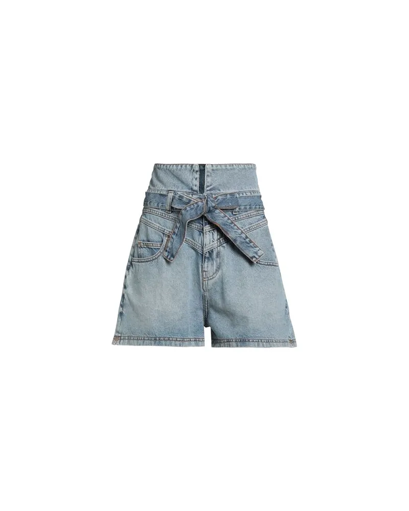 Twin-Set HOSEN & RÖCKE - Jeansshortsauf YOOX.COM Blau