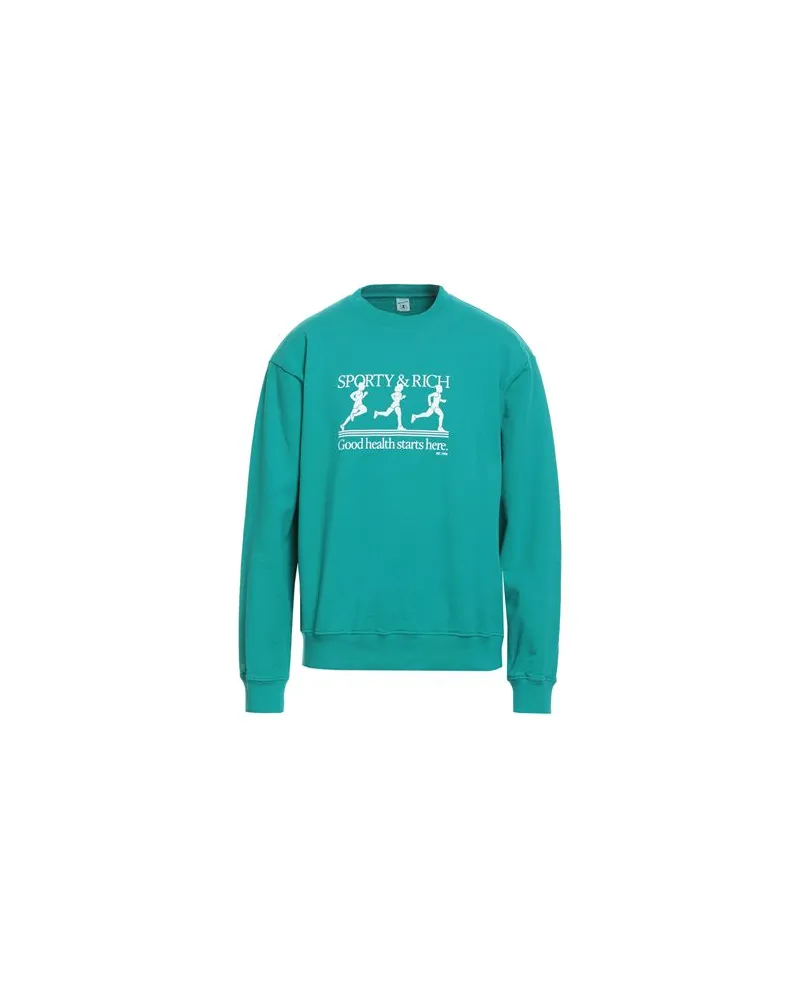 SPORTY & RICH TOPS - Sweatshirtsauf YOOX.COM Tūrkis
