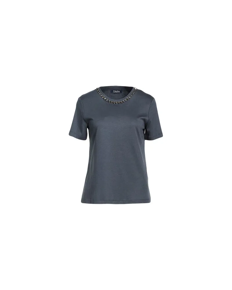 Max Mara MAX MARA - TOPS - T-shirtsauf YOOX.COM Taubenblau