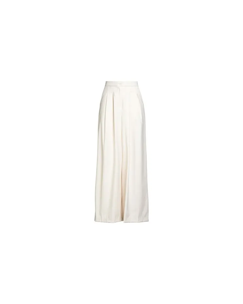 HAVEONE HOSEN & RÖCKE - Hosenauf YOOX.COM Cremeweiß