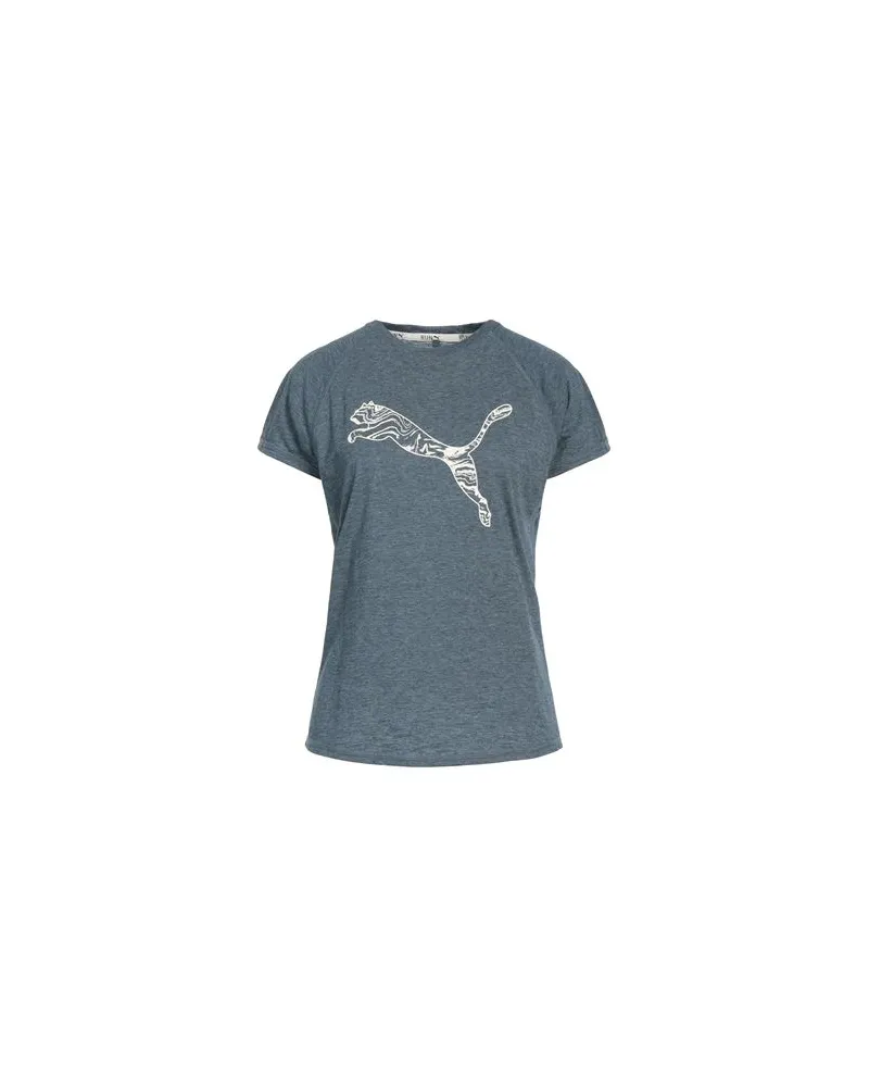 Puma TOPS - T-shirtsauf YOOX.COM Taubenblau