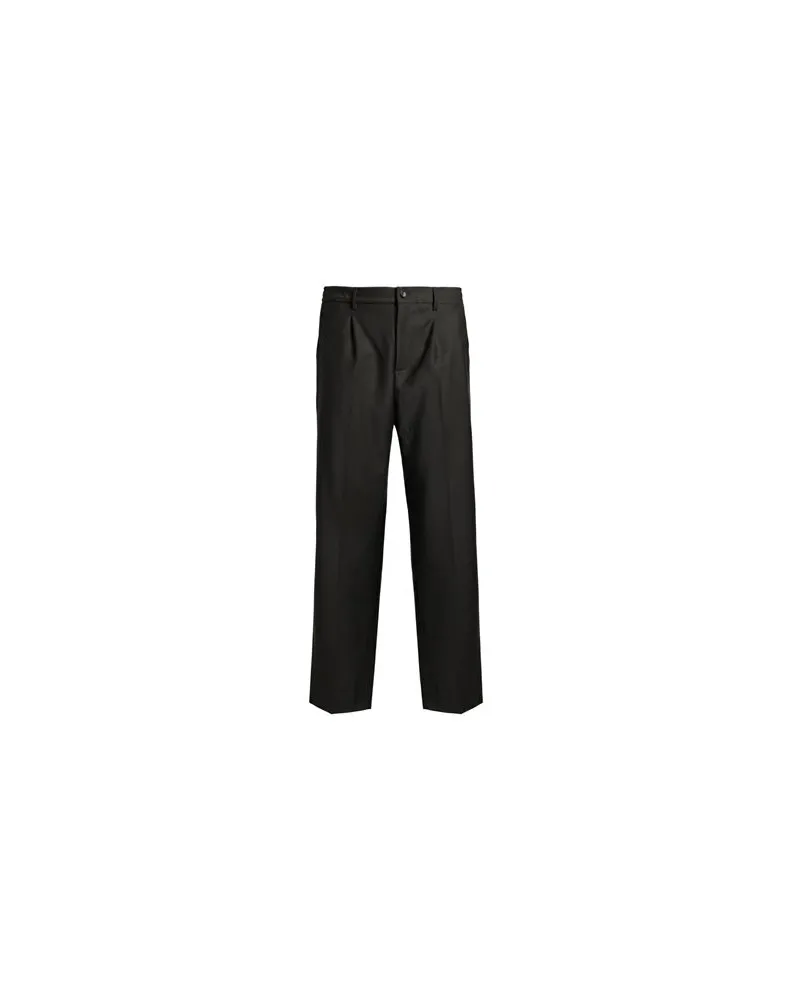 HOSIO HOSEN & RÖCKE - Hosenauf YOOX.COM Dunkelgrün