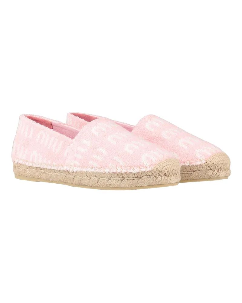 Miu Miu Espadrilles Hellrosa