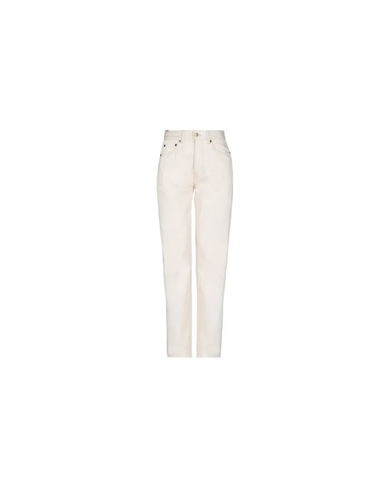 Victoria Beckham HOSEN & RÖCKE - Jeanshosenauf YOOX.COM Elfenbein