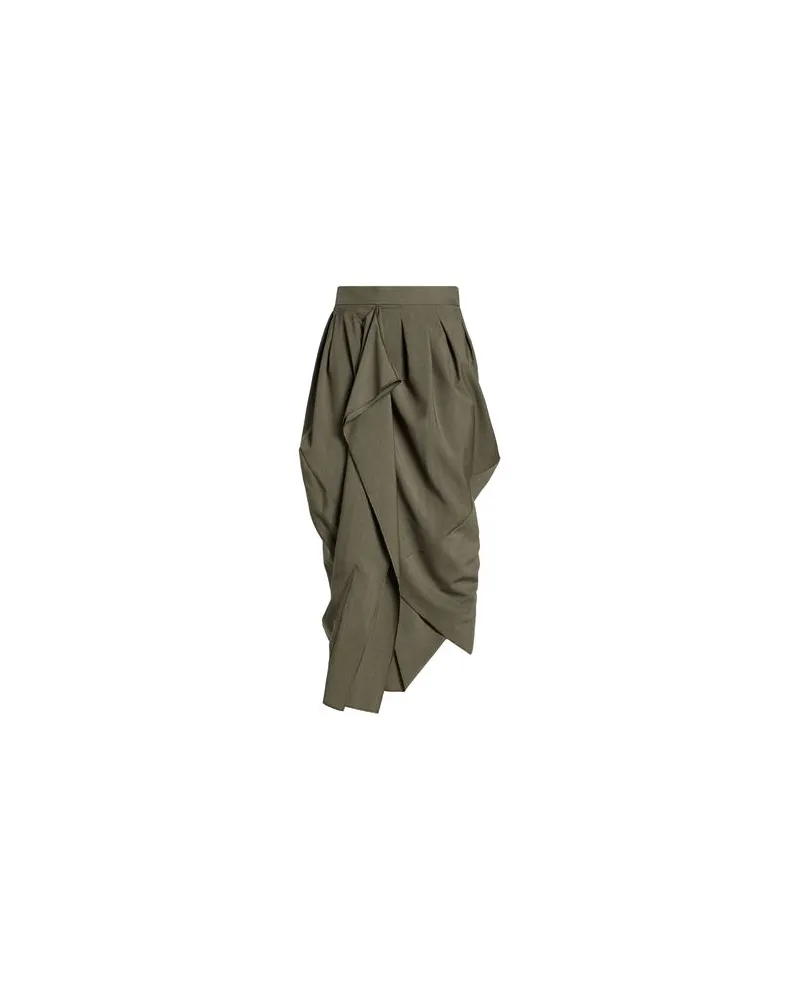 HIGH HOSEN & RÖCKE - Maxi-Röckeauf YOOX.COM Militärgrün