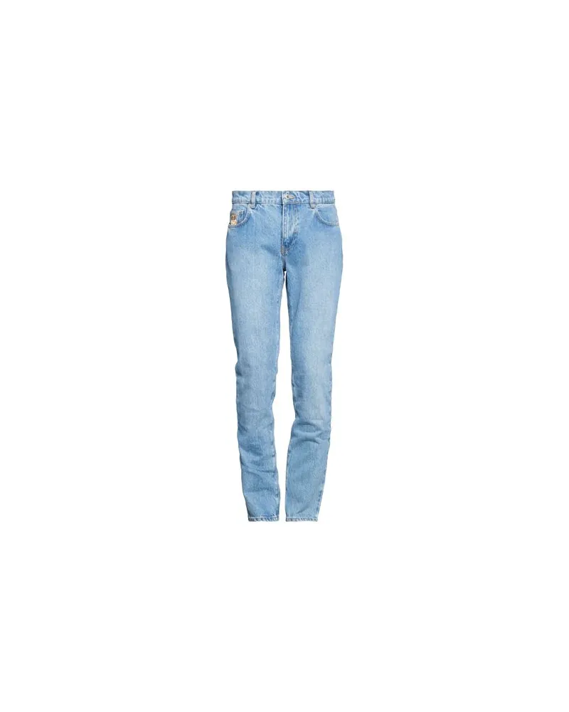 Moschino HOSEN & RÖCKE - Jeanshosenauf YOOX.COM Blau