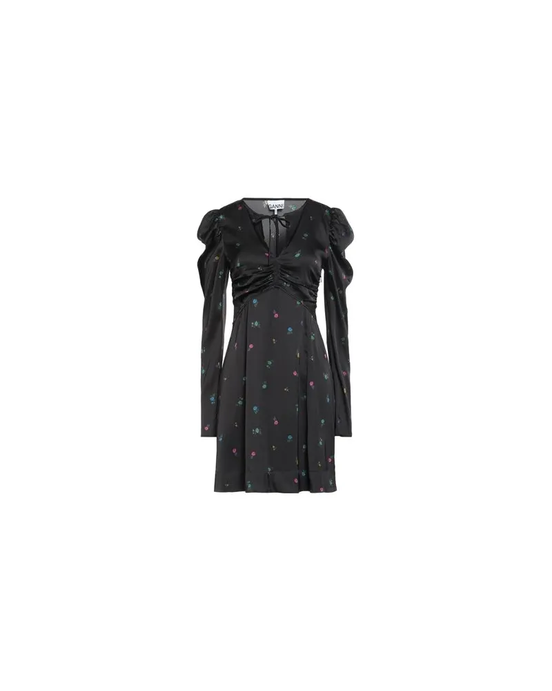 Ganni KLEIDER - Mini-Kleiderauf YOOX.COM Schwarz