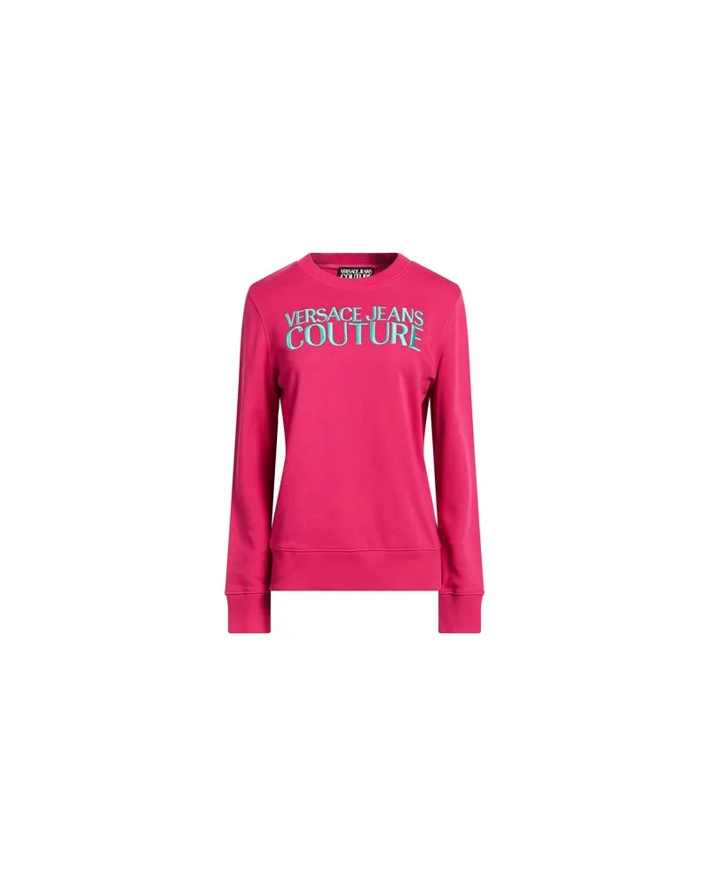 Versace Jeans TOPS - Sweatshirtsauf YOOX.COM Fuchsia