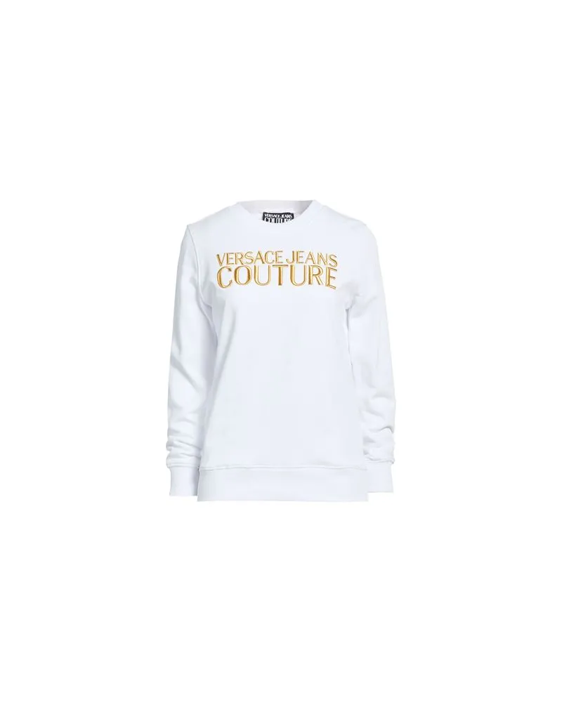Versace Jeans TOPS - Sweatshirtsauf YOOX.COM Weiß