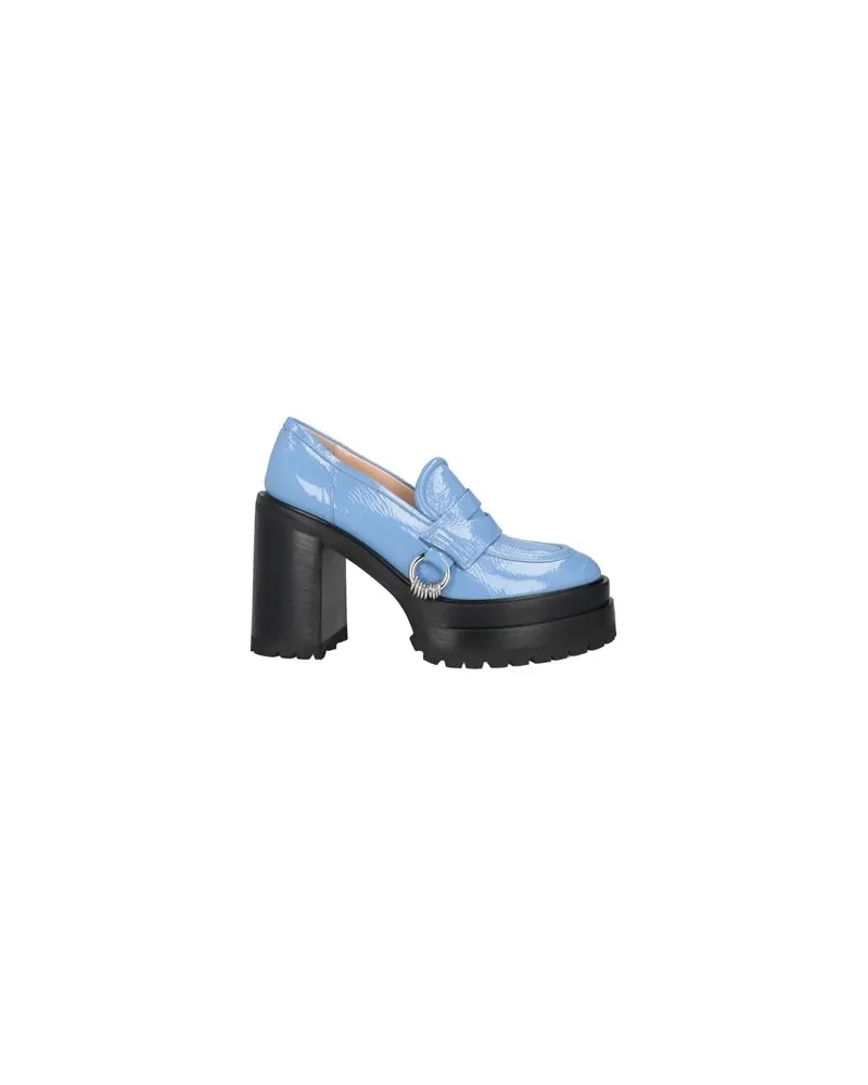 Attilio Giusti Leombruni SCHUHE - Mokassinsauf YOOX.COM Blaugrau
