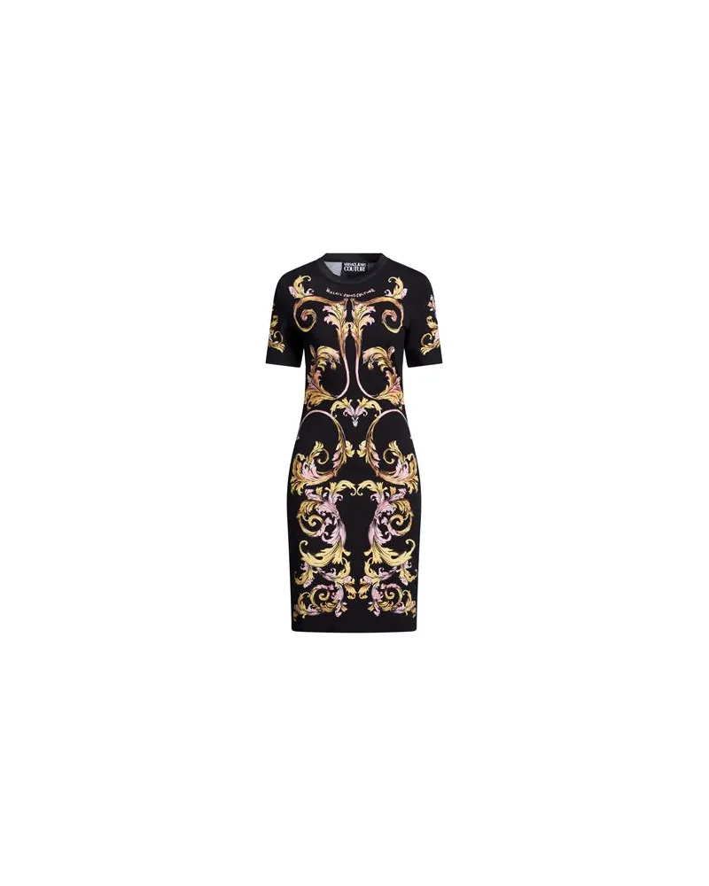 Versace Jeans KLEIDER - Mini-Kleiderauf YOOX.COM Schwarz