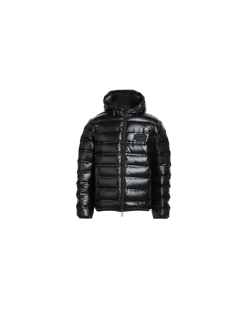Emporio Armani JACKEN & MÄNTEL - Pufferjacken & Daunenjackenauf YOOX.COM Schwarz