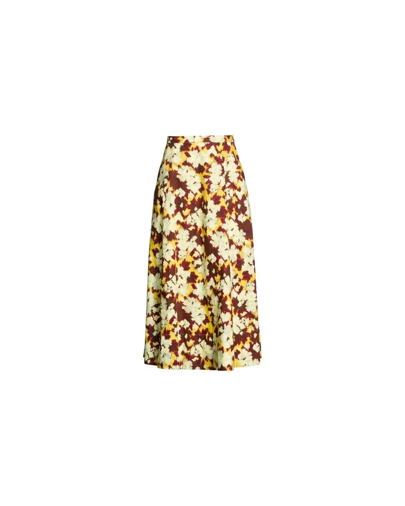 Ulla Johnson HOSEN & RÖCKE - Midi-Röckeauf YOOX.COM Pastellgelb