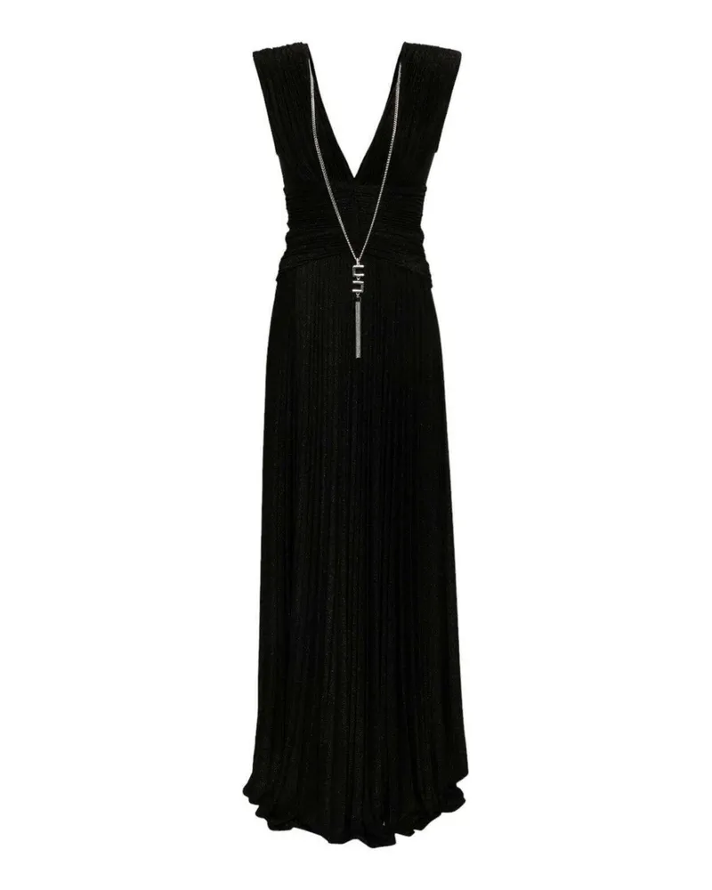 Elisabetta Franchi Maxi-Kleid Schwarz