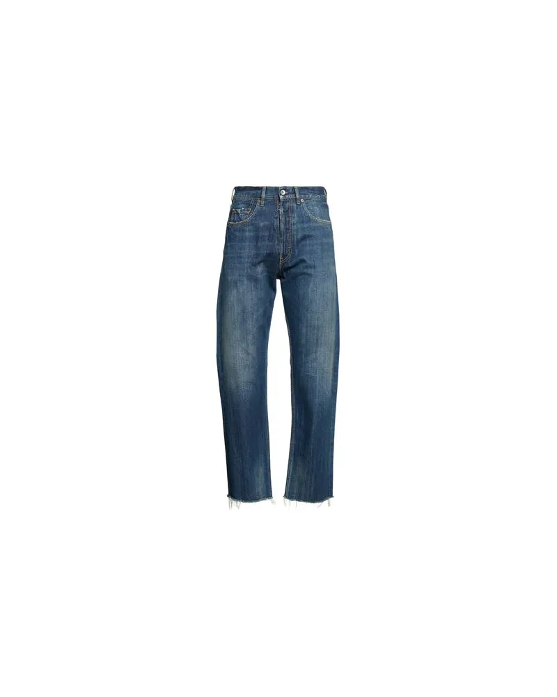 Maison Margiela HOSEN & RÖCKE - Jeanshosenauf YOOX.COM Blau