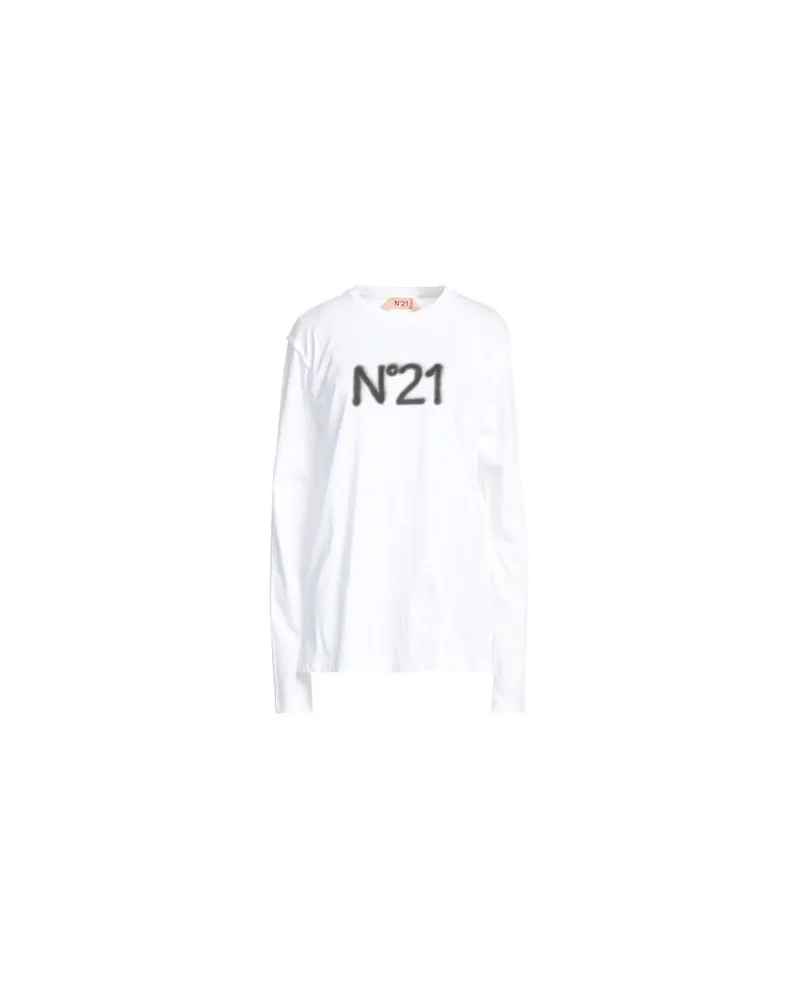 N° 21 TOPS - T-shirtsauf YOOX.COM Weiß