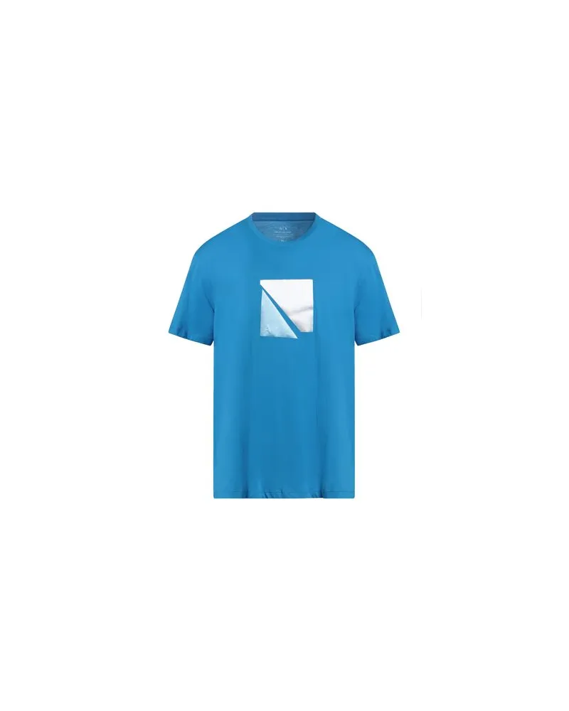 Armani Exchange TOPS - T-shirtsauf YOOX.COM Azurblau