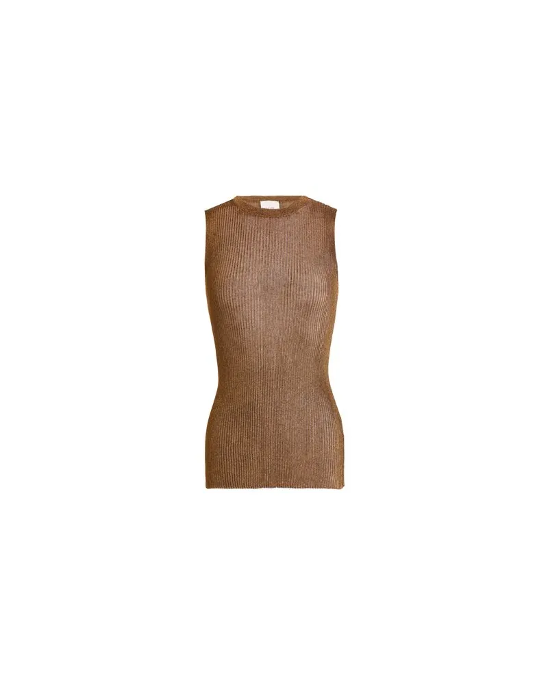 ALYSI STRICKWAREN - Pulloverauf YOOX.COM Bronze