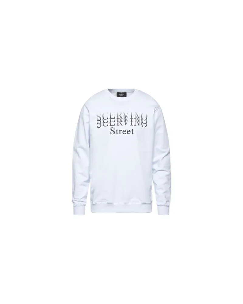 Ermanno Scervino TOPS - Sweatshirtsauf YOOX.COM Weiß