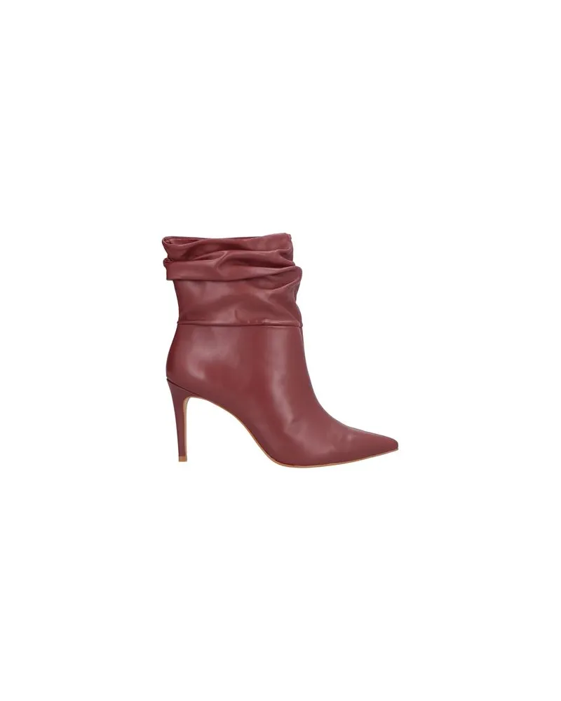 CARRANO SCHUHE - Stiefelettenauf YOOX.COM Ziegelrot