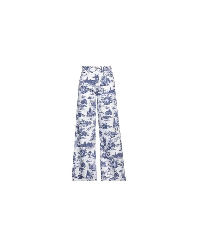 Philipp Plein HOSEN & RÖCKE - Jeanshosenauf YOOX.COM Weiß