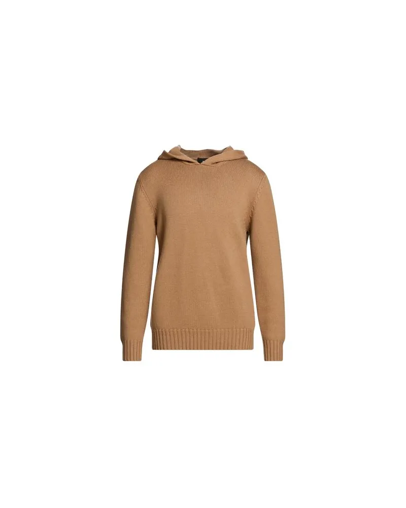 Alpha Studio STRICKWAREN - Pulloverauf YOOX.COM Kamel