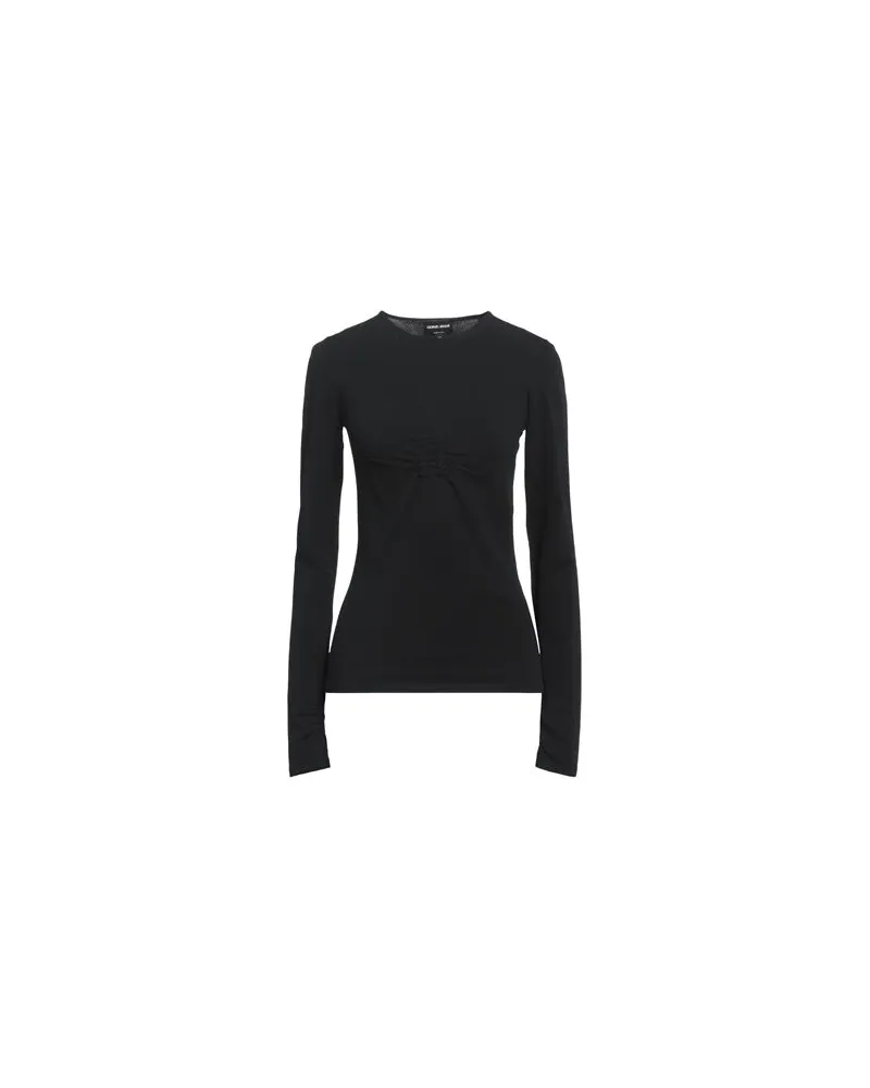 Giorgio Armani STRICKWAREN - Pulloverauf YOOX.COM Schwarz