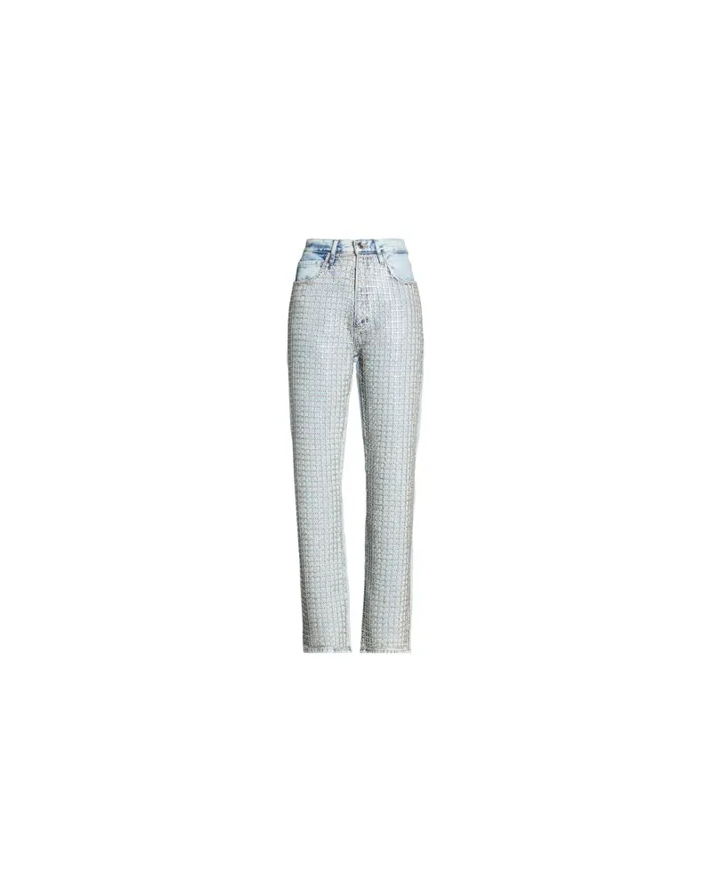 Frame Denim THE SHOWGIRL  - HOSEN & RÖCKE - Jeanshosenauf YOOX.COM Blau
