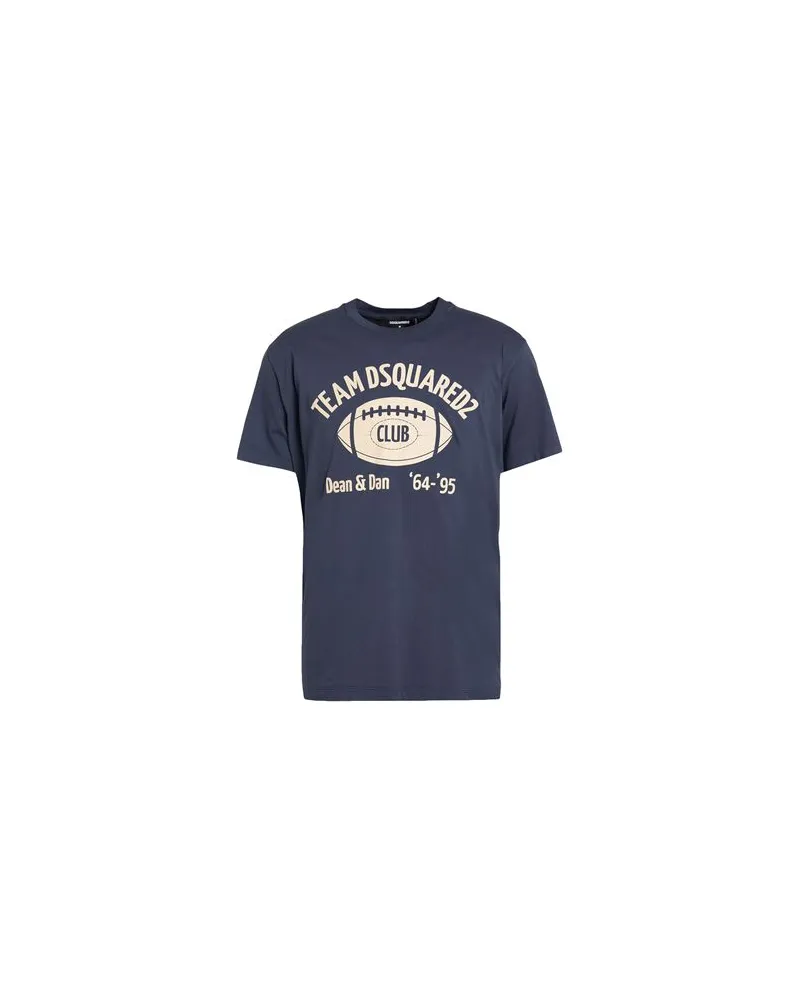 Dsquared2 TOPS - T-shirtsauf YOOX.COM Marineblau