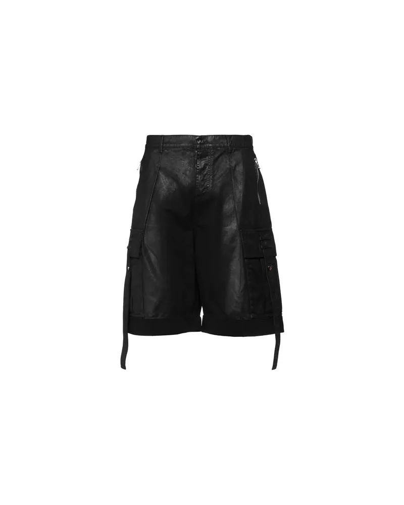 Balmain HOSEN & RÖCKE - Jeansshortsauf YOOX.COM Schwarz
