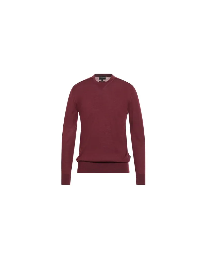 Emporio Armani STRICKWAREN - Pulloverauf YOOX.COM Bordeaux