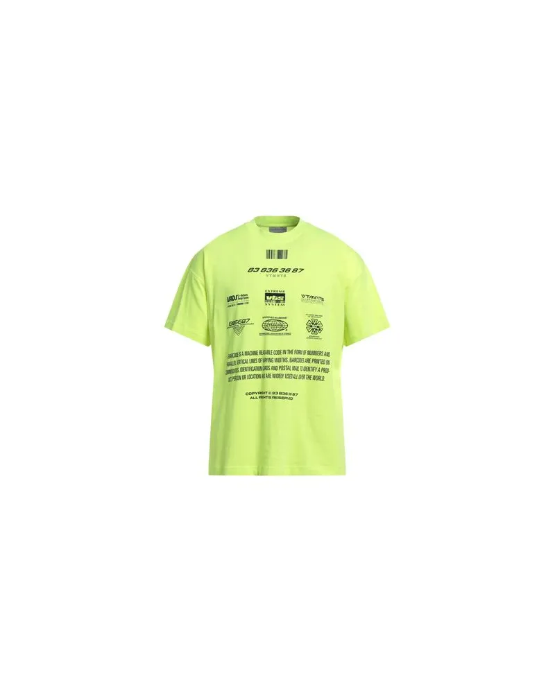 VETEMENTS TOPS - T-shirtsauf YOOX.COM Gelb