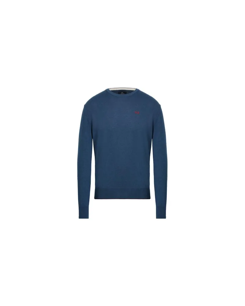 La Martina STRICKWAREN - Pulloverauf YOOX.COM Taubenblau