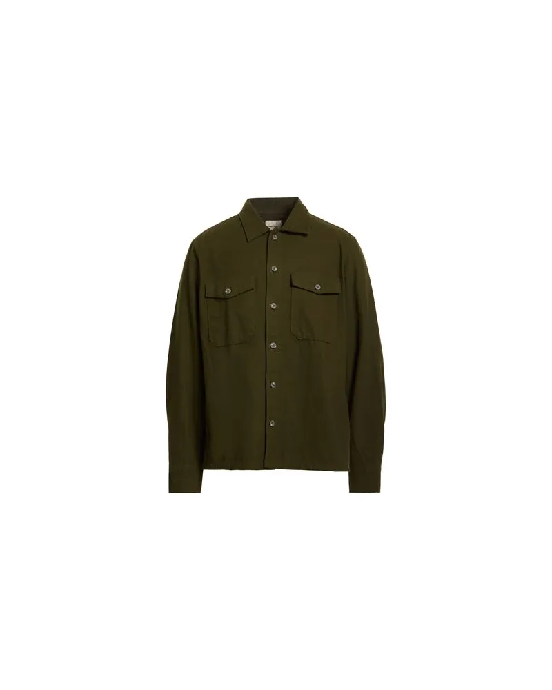 Jack & Jones TOPS - Hemdenauf YOOX.COM Militärgrün