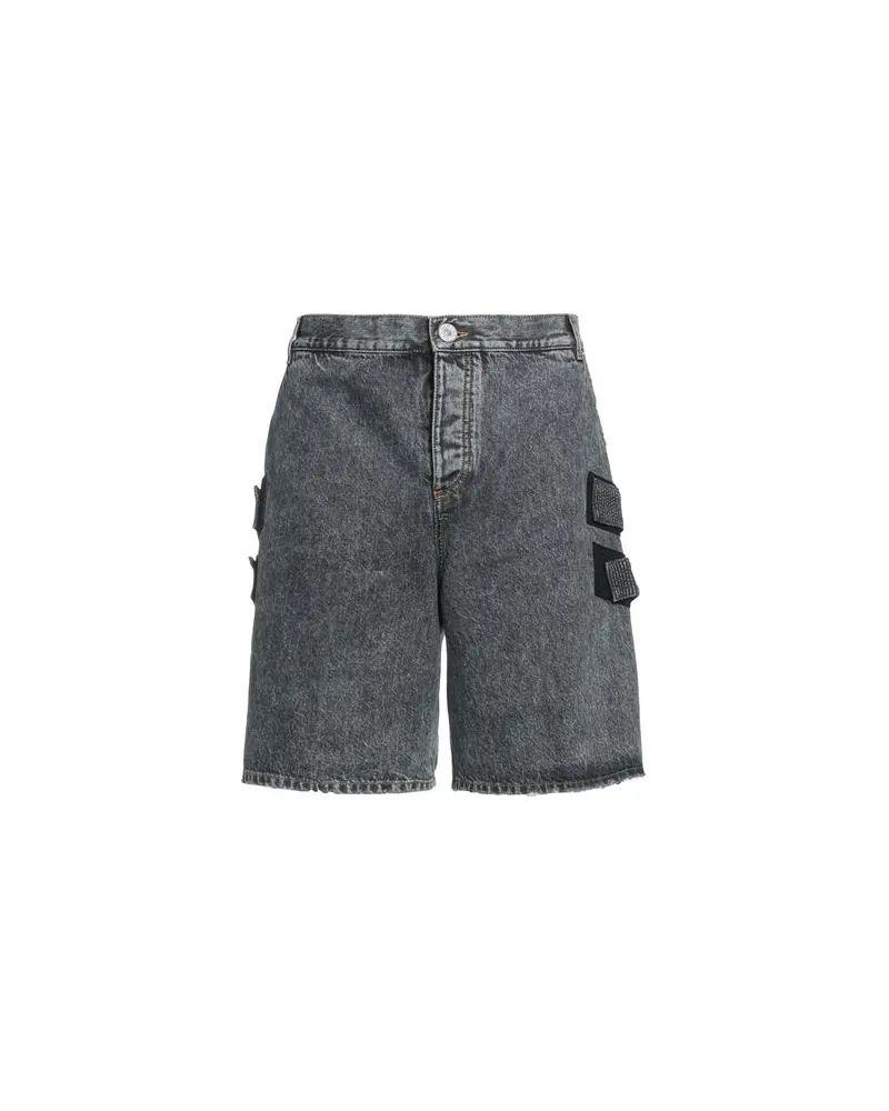Balmain HOSEN & RÖCKE - Jeansshortsauf YOOX.COM Schwarz