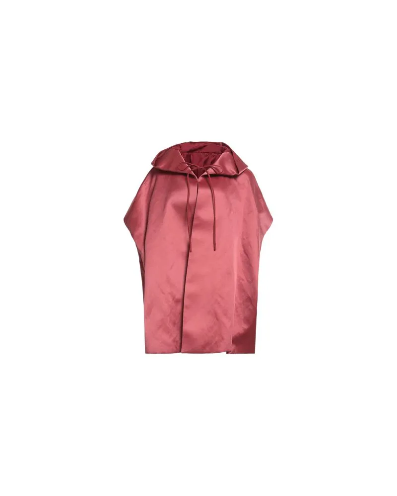 Rick Owens JACKEN & MÄNTEL - Capesauf YOOX.COM Ziegelrot