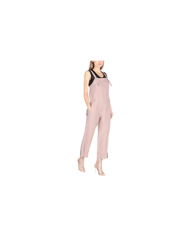 Brunello Cucinelli OVERALLS - Lange Overallsauf YOOX.COM Antikrosa