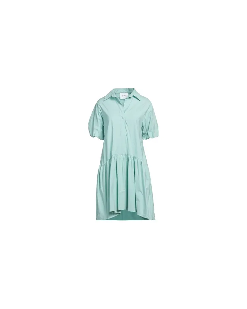 NUDE KLEIDER - Mini-Kleiderauf YOOX.COM Säuregrün