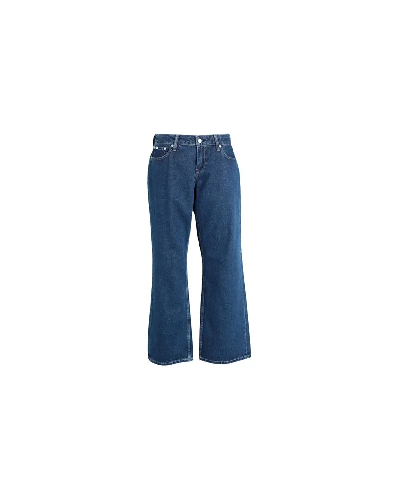 Calvin Klein HOSEN & RÖCKE - Jeanshosenauf YOOX.COM Blau