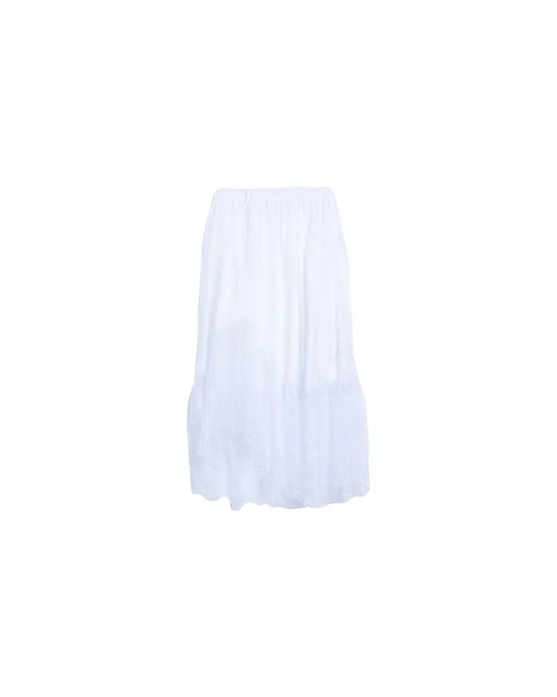 Ermanno Scervino HOSEN & RÖCKE - Midi-Röckeauf YOOX.COM Weiß
