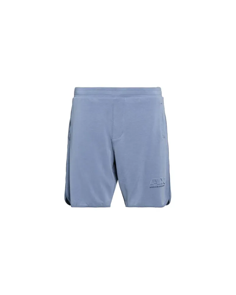 Armani Exchange HOSEN & RÖCKE - Shorts & Bermudashortsauf YOOX.COM Taubenblau