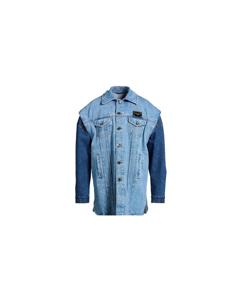 Dolce & Gabbana JACKEN & MÄNTEL - Jeansjacken/Mäntelauf YOOX.COM Blau