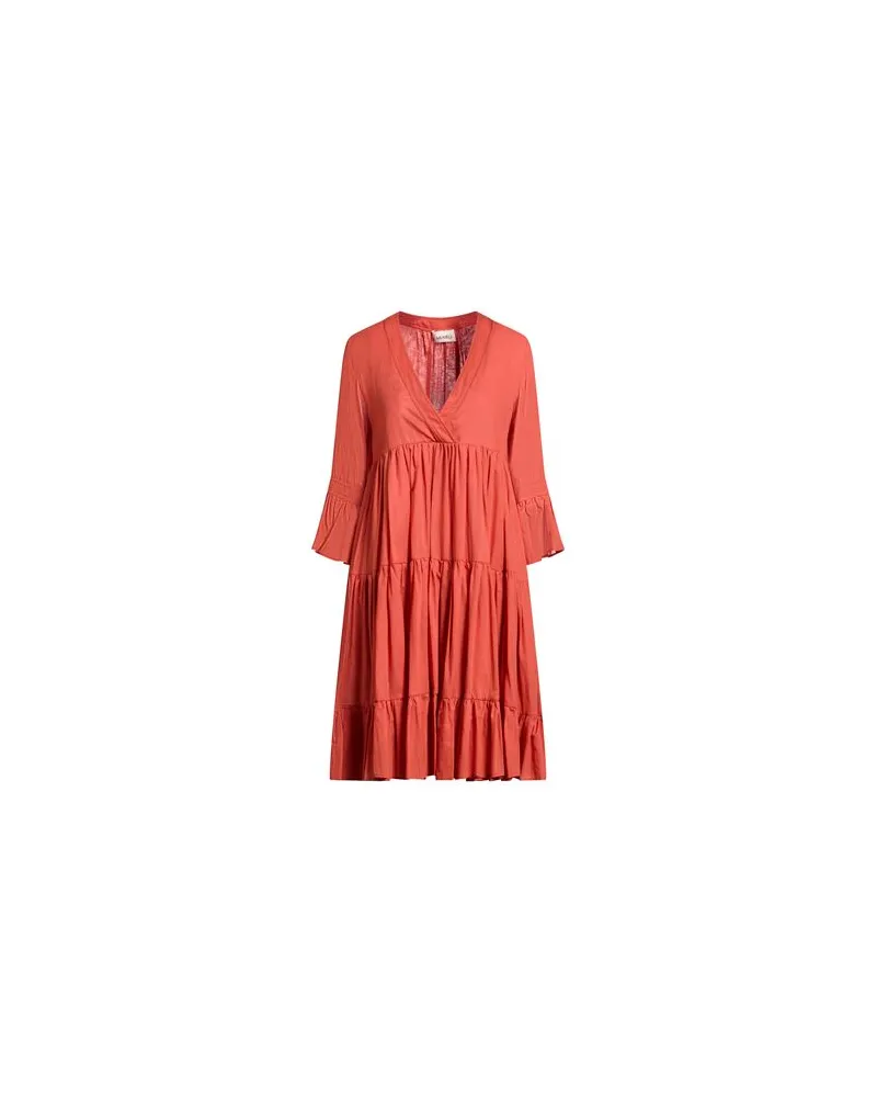 MEIMEIJ KLEIDER - Mini-Kleiderauf YOOX.COM Orange