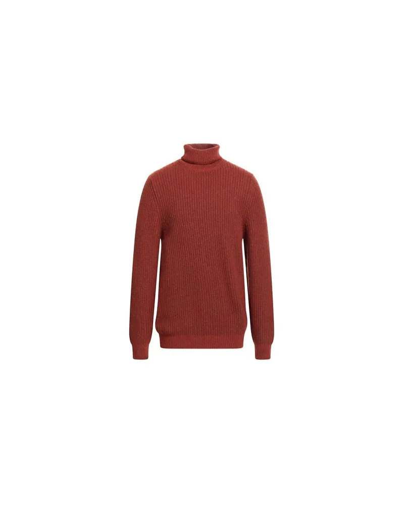 BARBA STRICKWAREN - Rollkragenpulloverauf YOOX.COM Rostrot