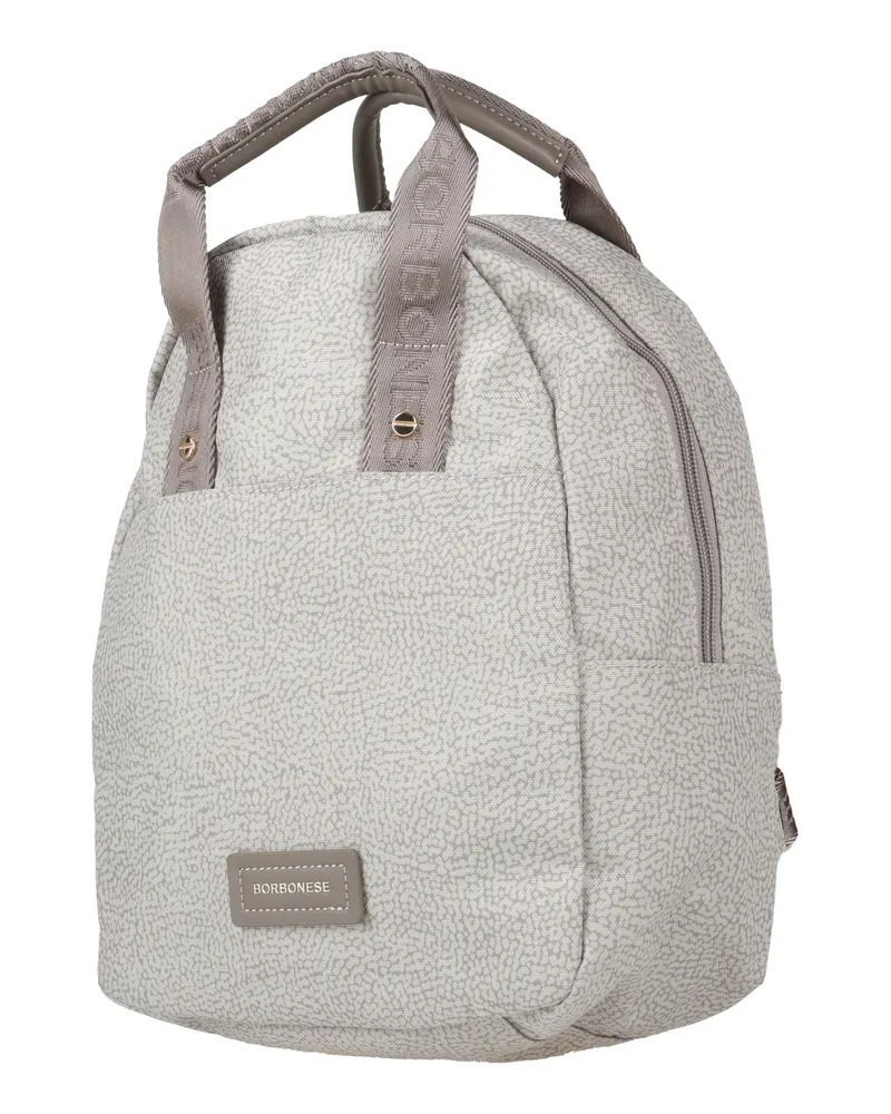 Borbonese Rucksack Grau