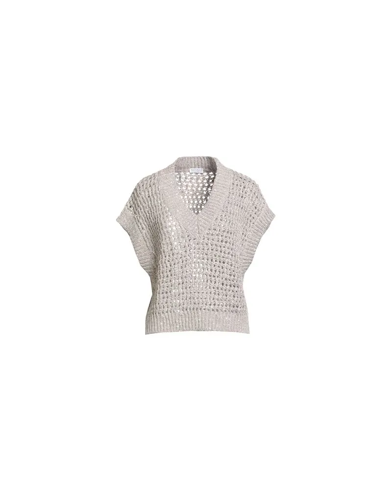 Brunello Cucinelli STRICKWAREN - Pulloverauf YOOX.COM Grau