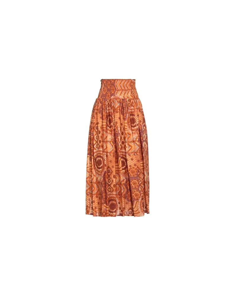 VICOLO HOSEN & RÖCKE - Midi-Röckeauf YOOX.COM Orange