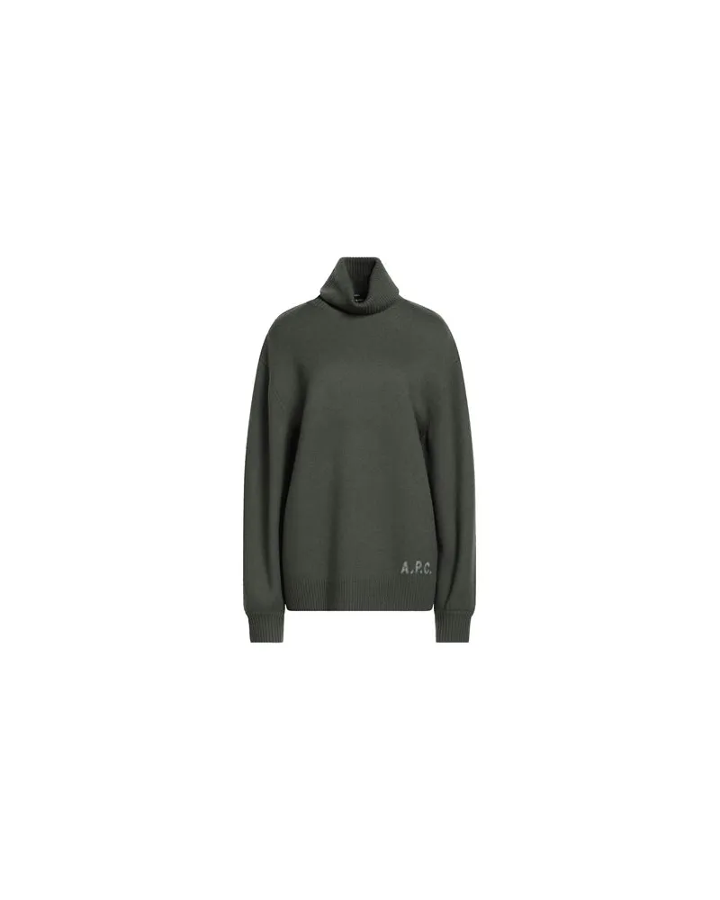 A.P.C. STRICKWAREN - Rollkragenpulloverauf YOOX.COM Dunkelgrün
